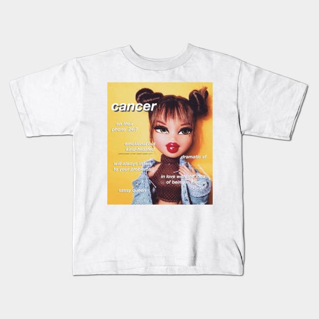 cancer bratz Kids T-Shirt by ematzzz